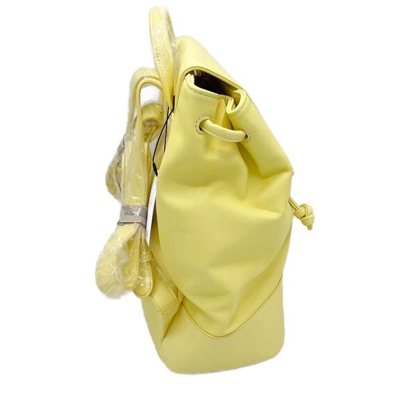 Fawn Design Faux Leather The Cinch Backpack with Dust bag in Citro - Picture 3 of 8